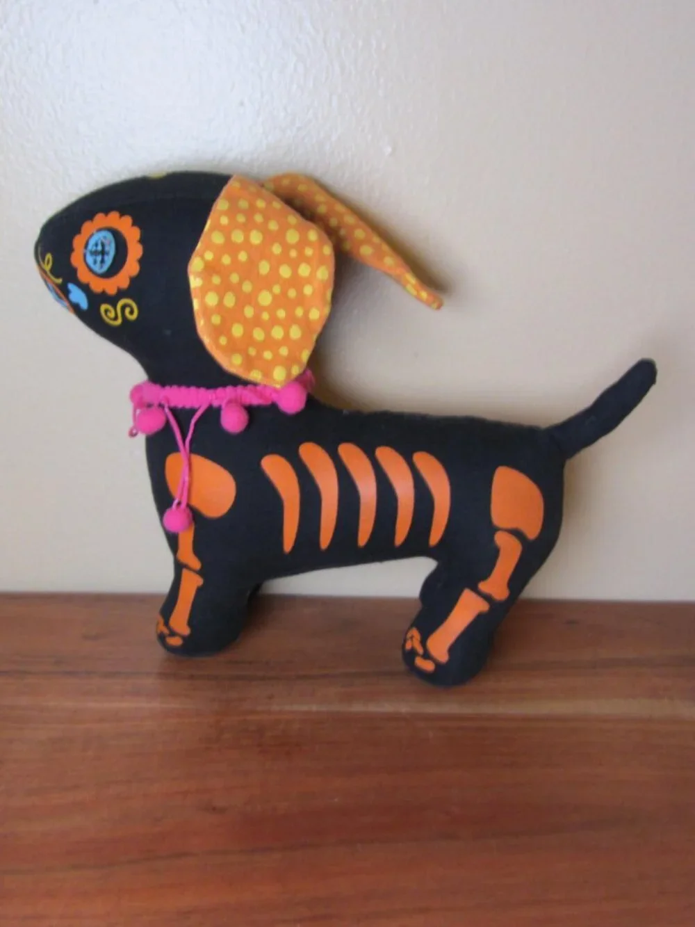 plush sugar skull dog dia de muertos - day of the dead 2022 target (W6702)